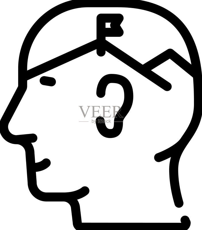 目标设定线性图标图标素材