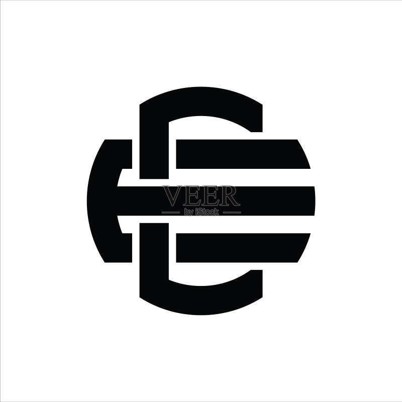 CE字母组合Logo设计模板图标素材