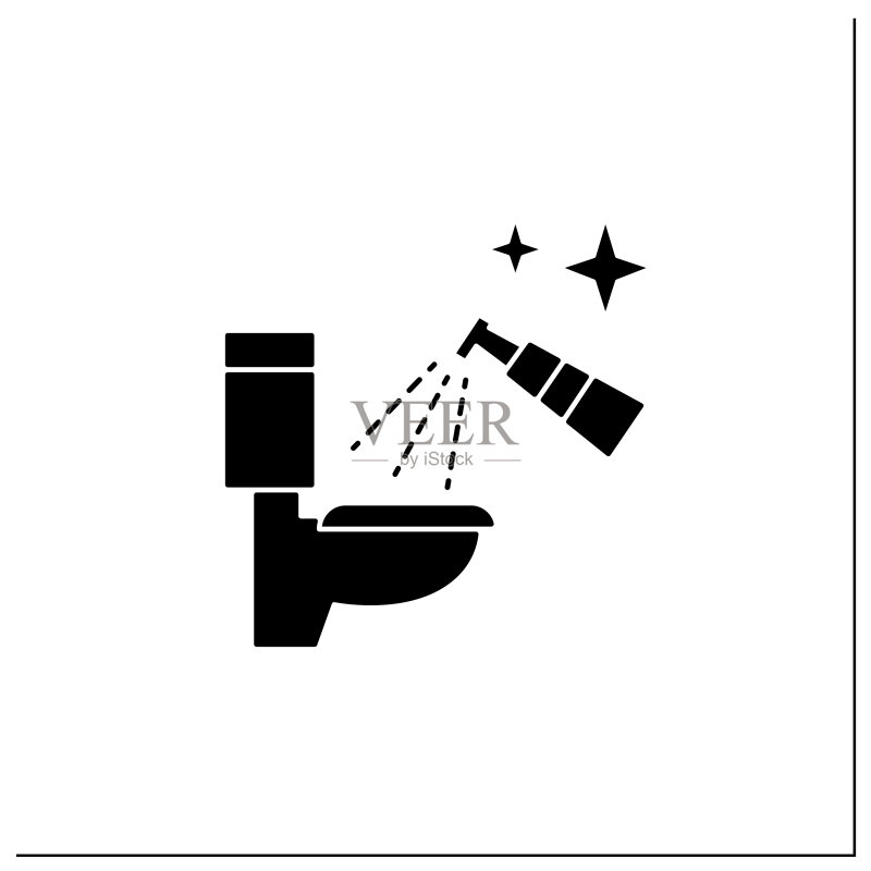 马桶消毒glyph图标图标素材