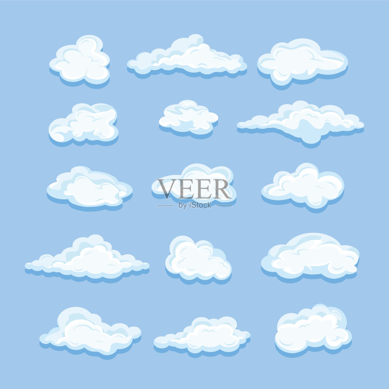 天空云朵图标合集图标素材