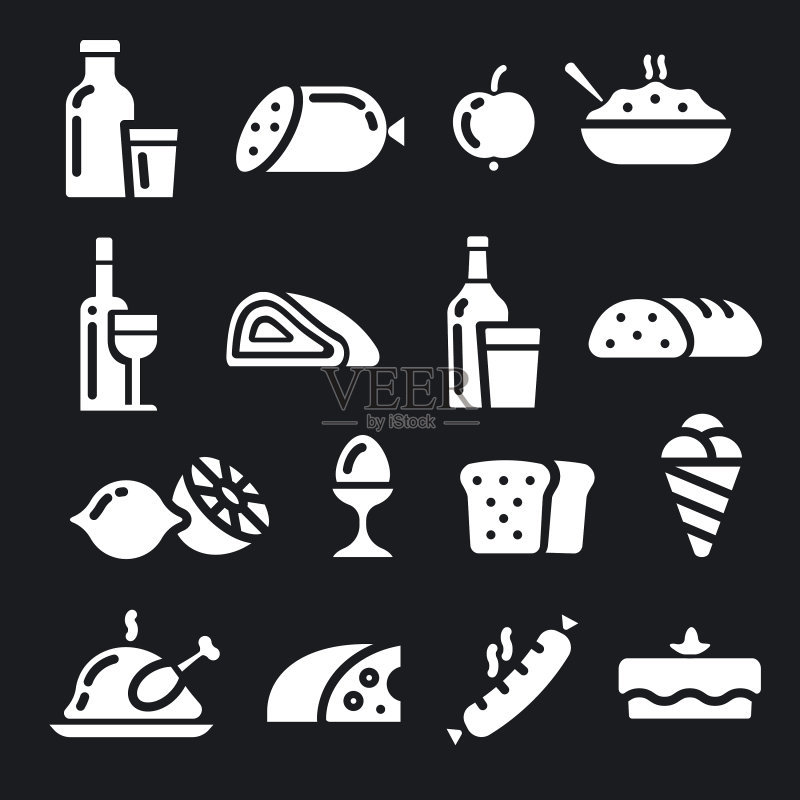 食物图标图标素材