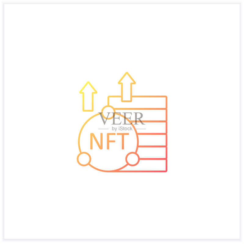 NFT资产渐变图标图标素材