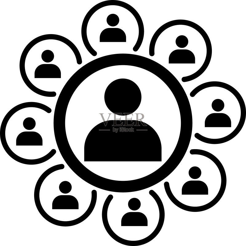 人力资源管理商业概念图标图标素材
