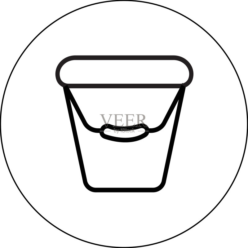 水桶图标Logo图标素材