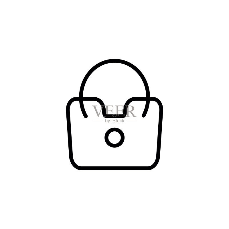 女士手提包Logo设计模板图标素材
