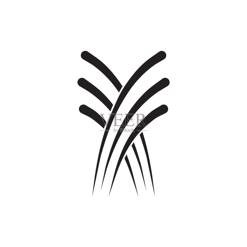 喷泉图标logo设计模板图标素材