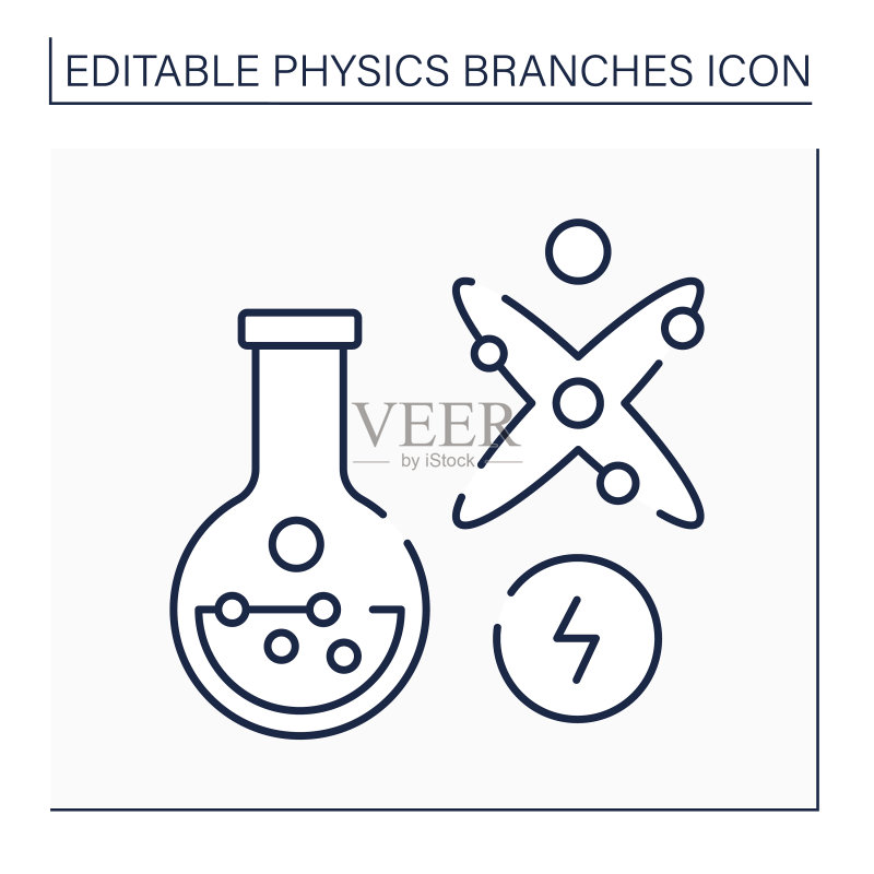 化学物理线条图标图标素材