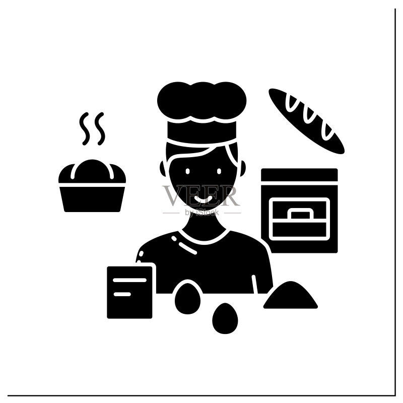 烘焙glyph图标图标素材