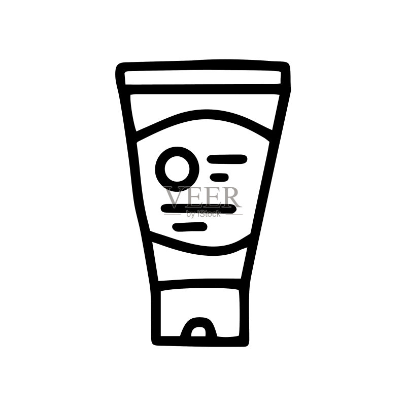 奶油管线条涂鸦简约图标图标素材