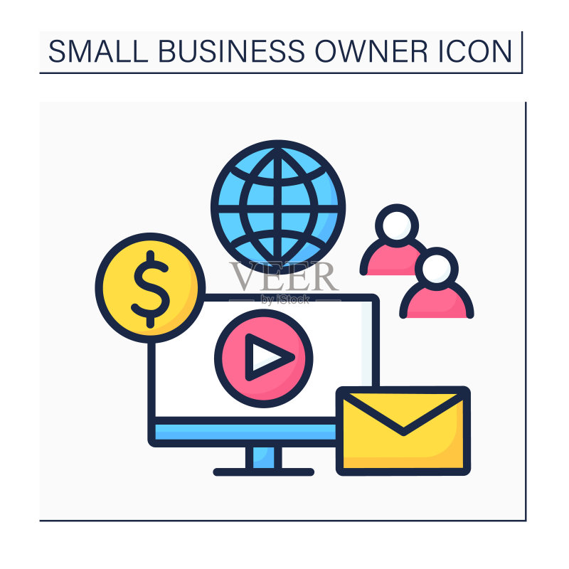SMM 彩色图标图标素材