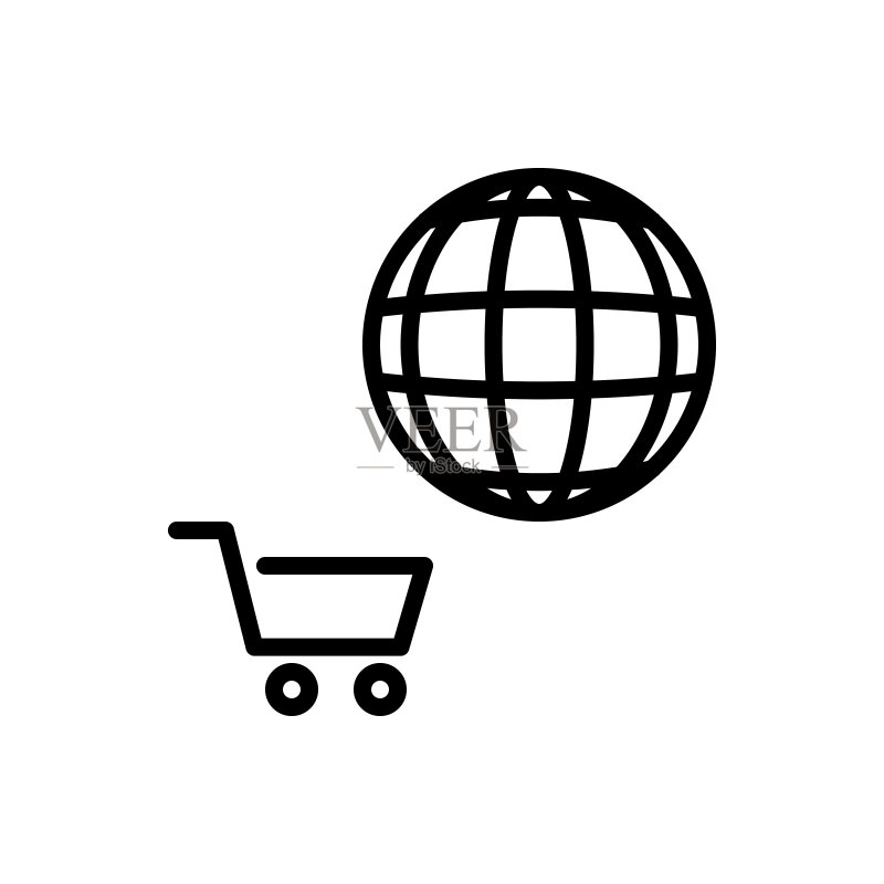 在线购物图标矢量素材图标素材