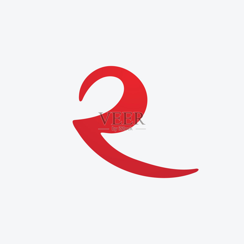 R字母箭头图标图标素材