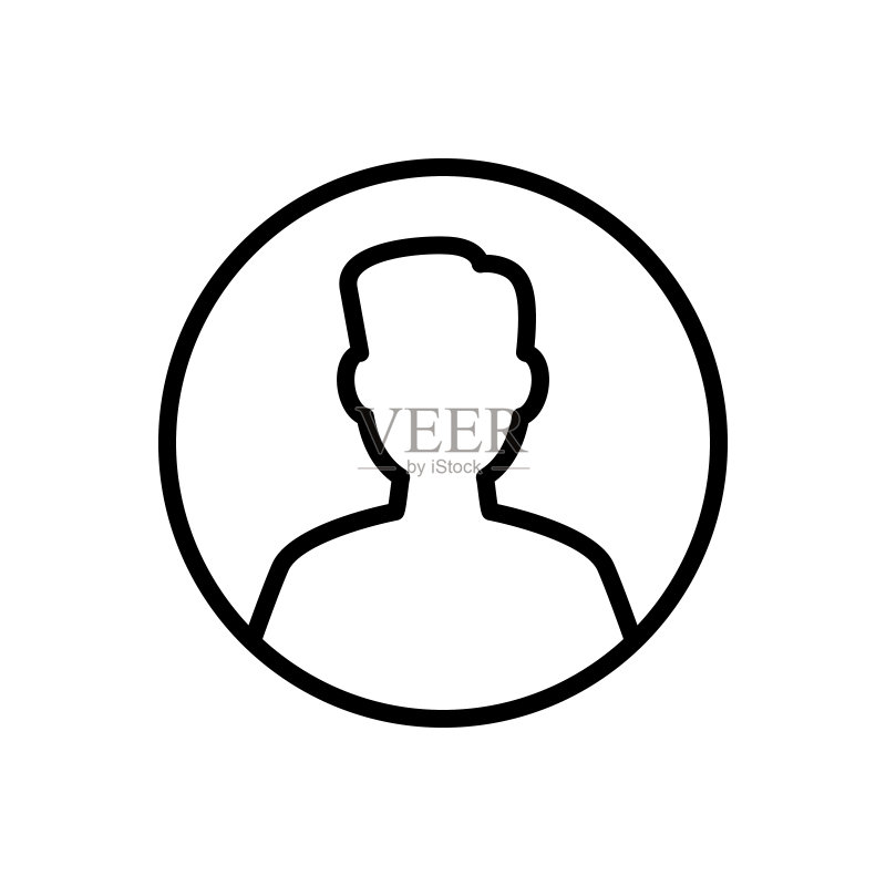 男性用户帐户图标图标素材