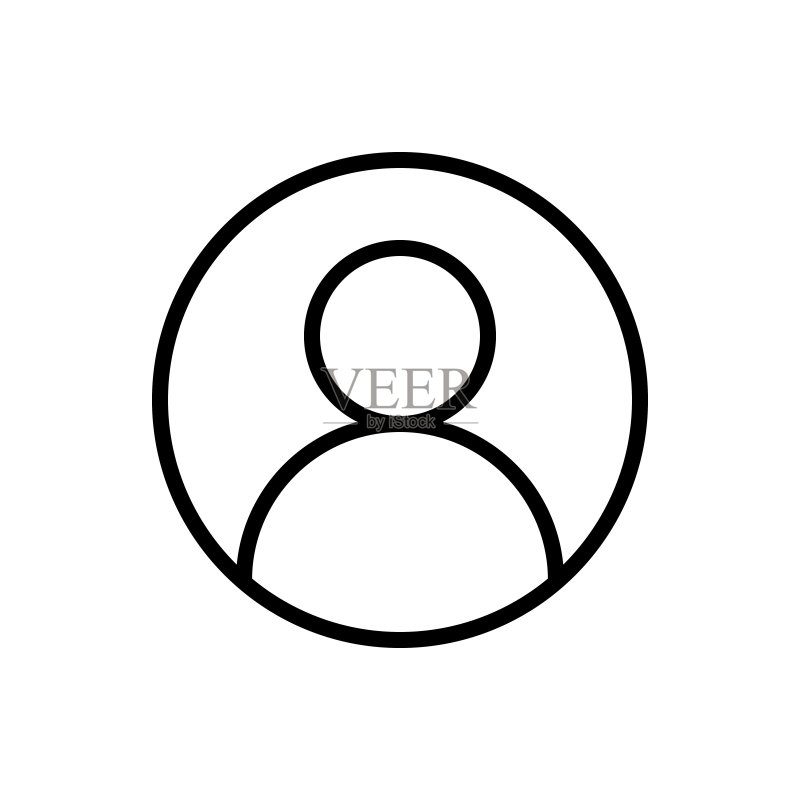 帐户图标,个人资料图标矢量图图标素材