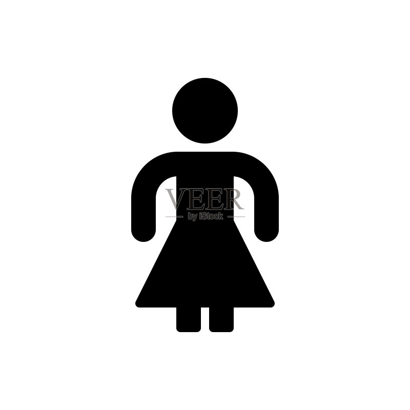 女孩图标,女性图标矢量图图标素材