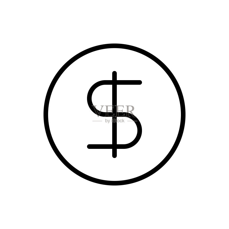现金图标;货币图标矢量图图标素材