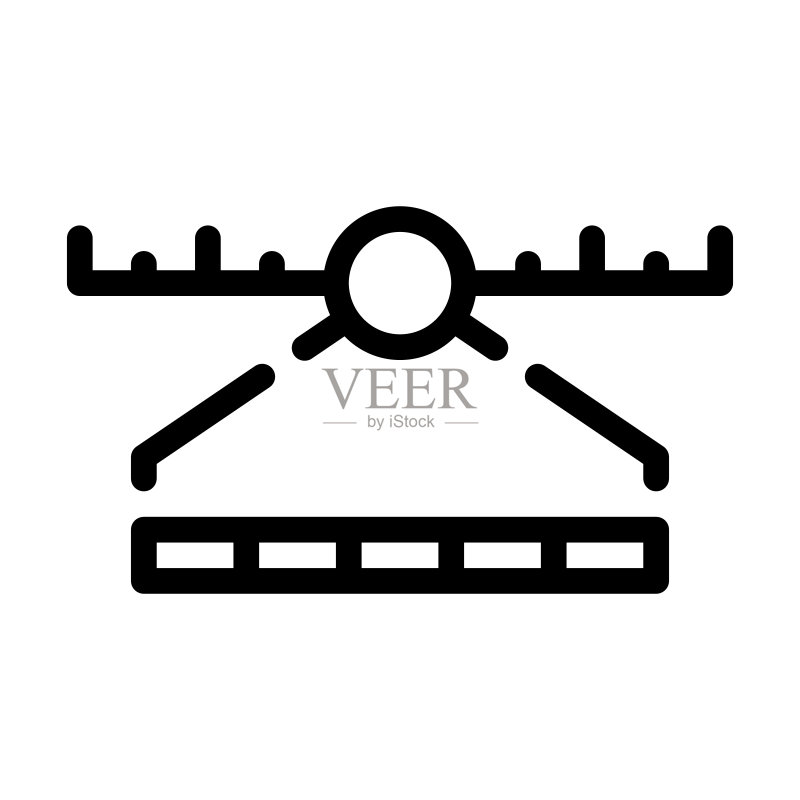 光谱范围电磁线图标矢量图图标素材