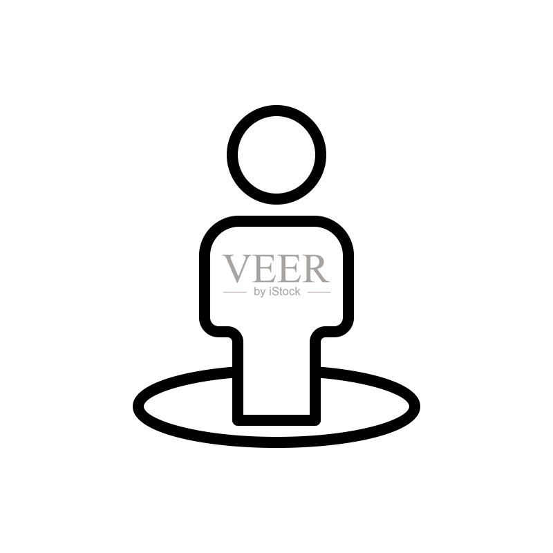 用户图标,人物图标矢量插图图标素材