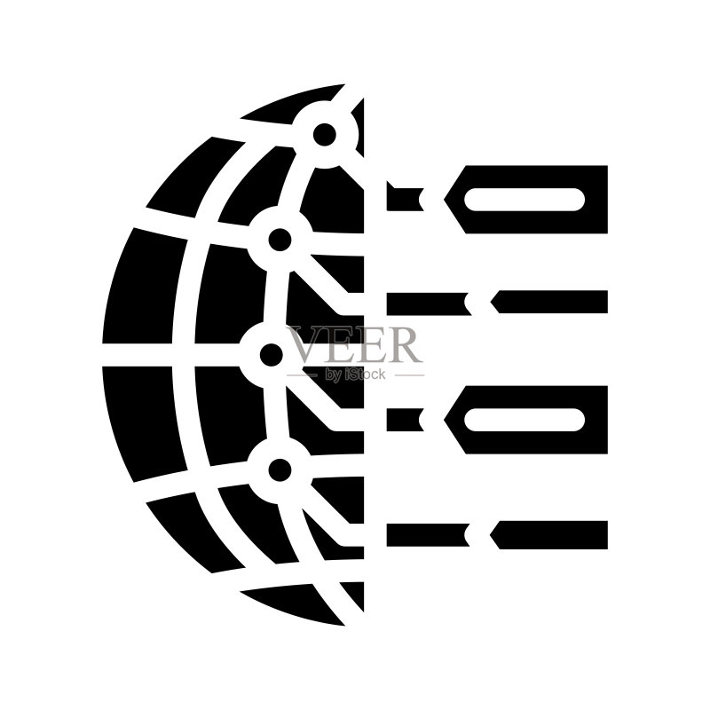 世界通信符号图标矢量图图标素材