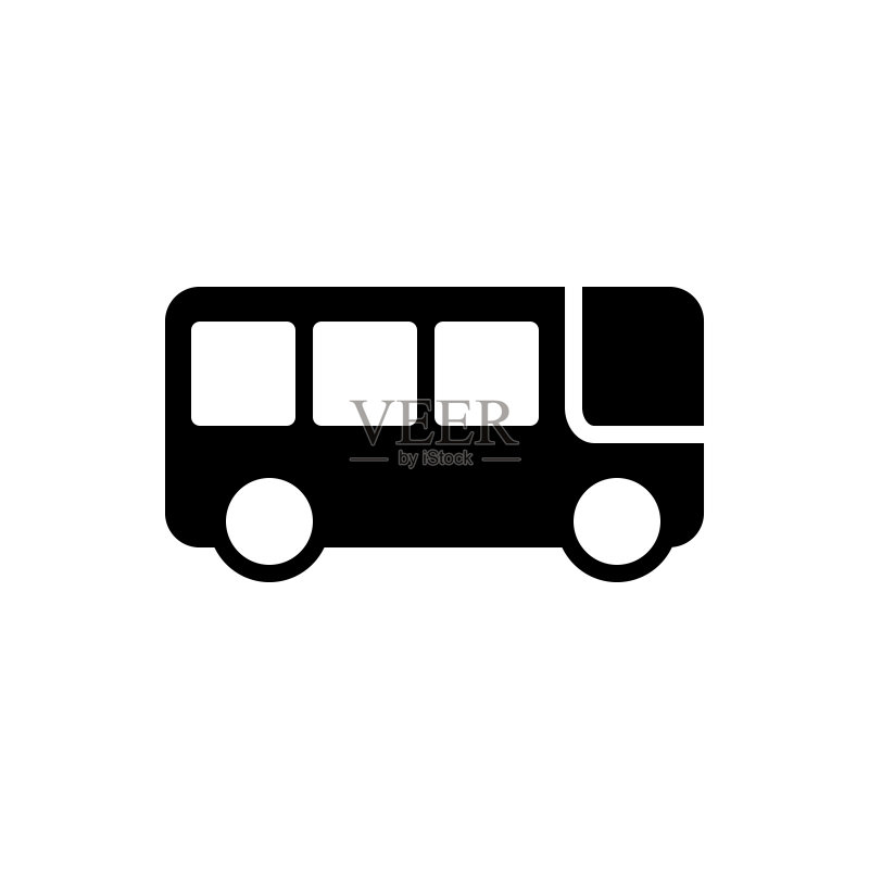 巴士图标,交通工具图标矢量图图标素材