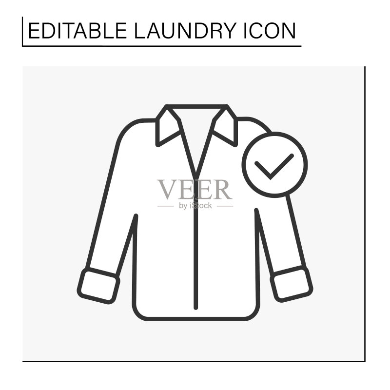 服装线条图标图标素材