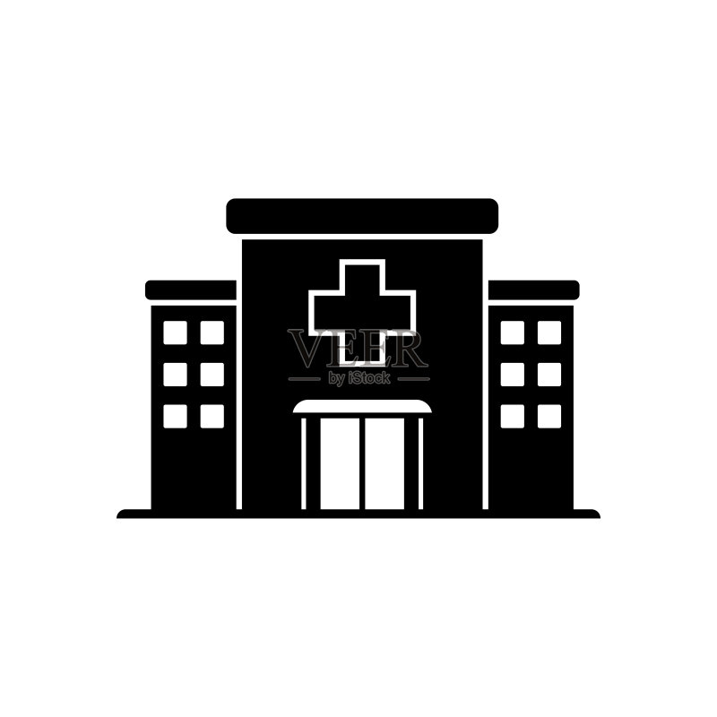 医院图标设计模板矢量图图标素材
