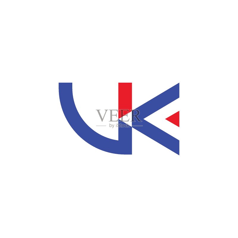 英国字母箭头图标矢量概念设计模板图标素材