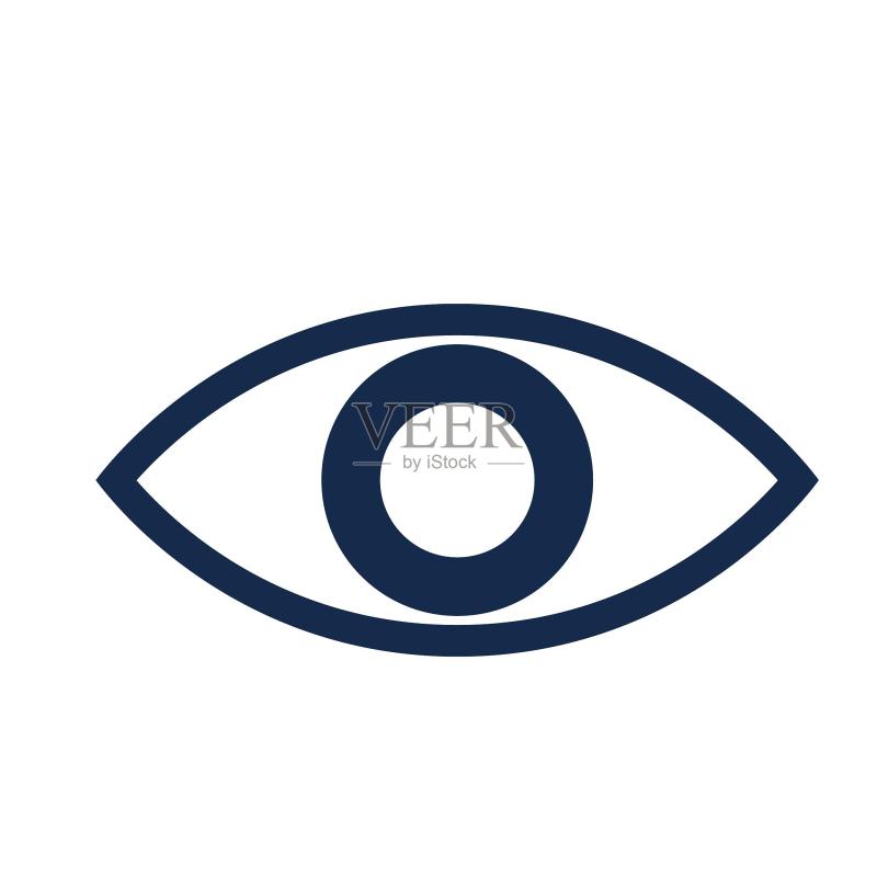 icon人体器官眼睛看图标图标素材