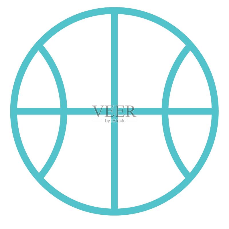篮球运动球图标icon图标素材