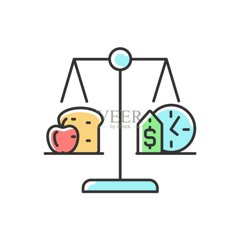 食物稳定性RGB颜色图标图标素材