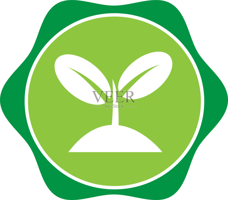 树木植物图标概念设计图标素材