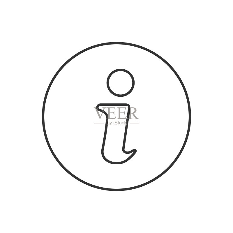 信息相关矢量线条图标图标素材