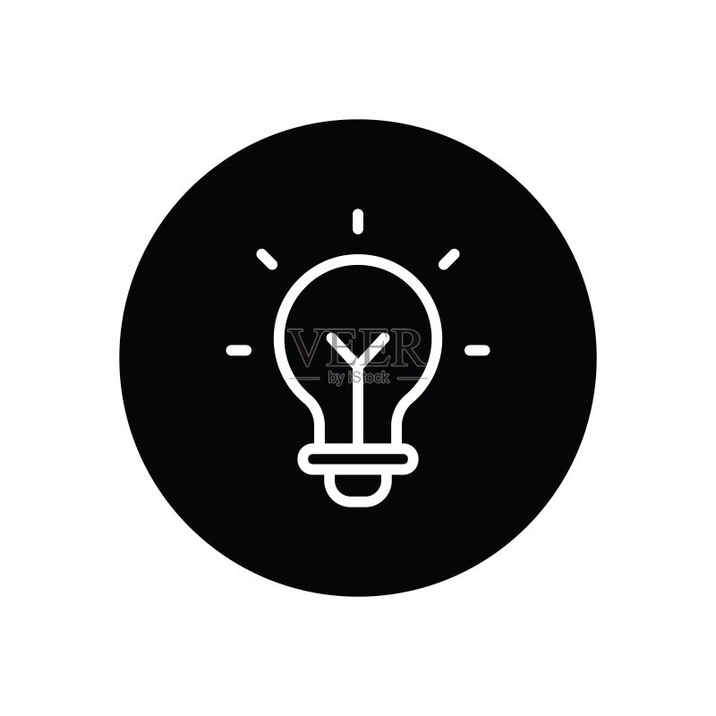 LED灯泡标志图标图标素材