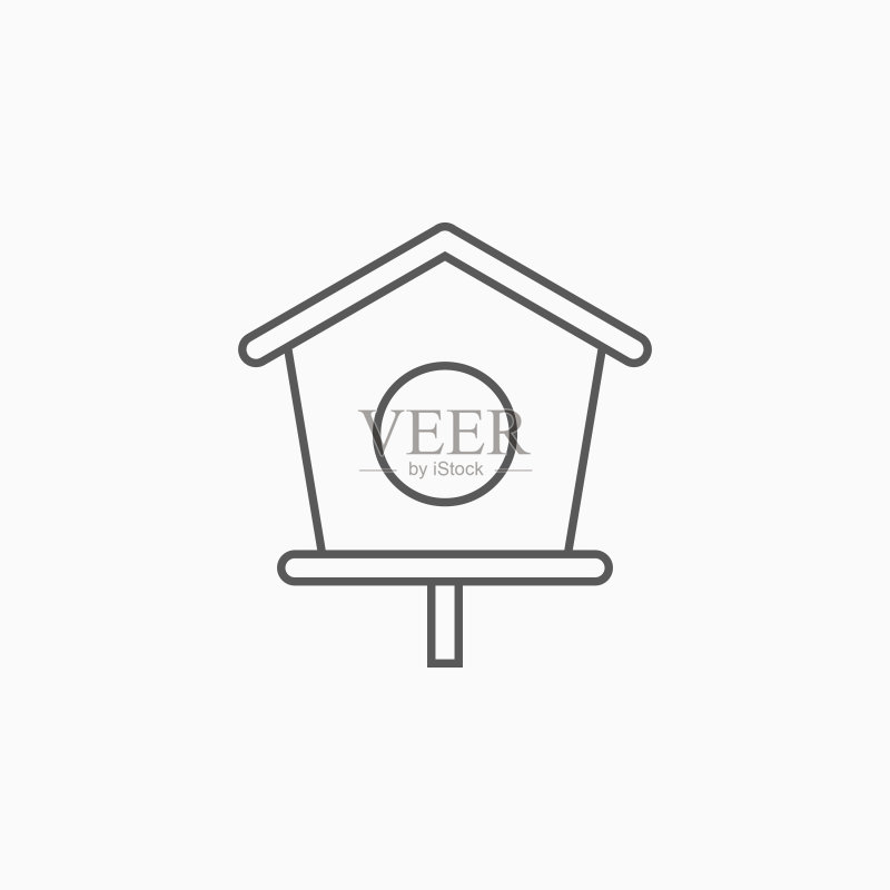 鸟窝图标,鸟巢矢量图图标素材