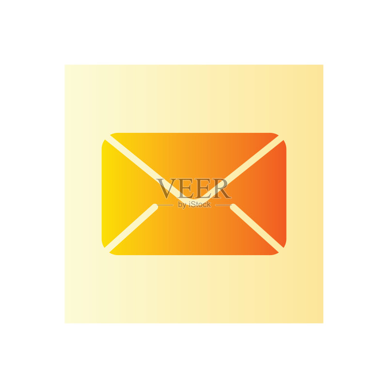 电子邮件渐变图标图标素材