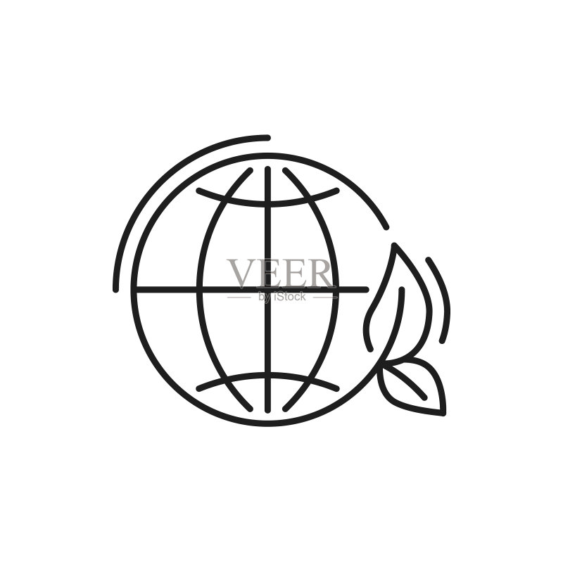 生态世界绿色植物标志隔离图标图标素材