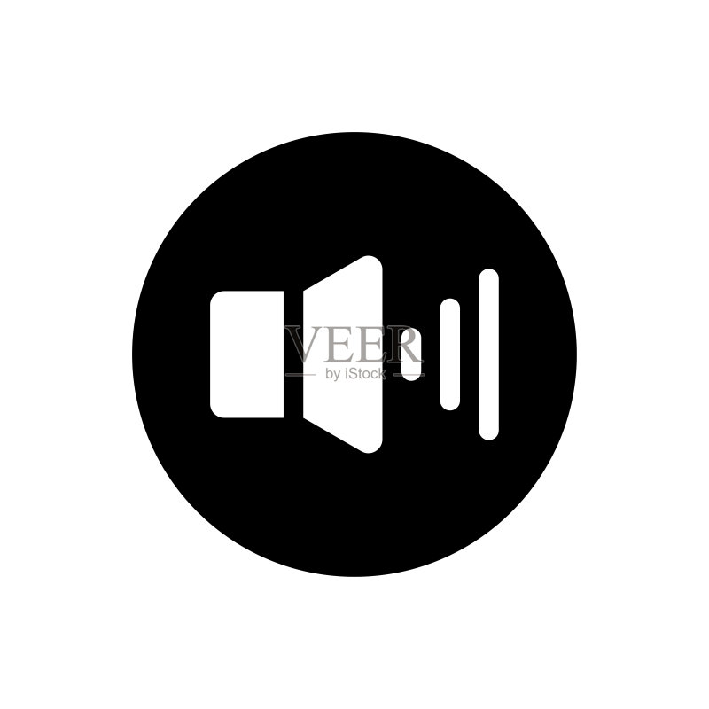 网页和移动设备扬声器图标图标素材