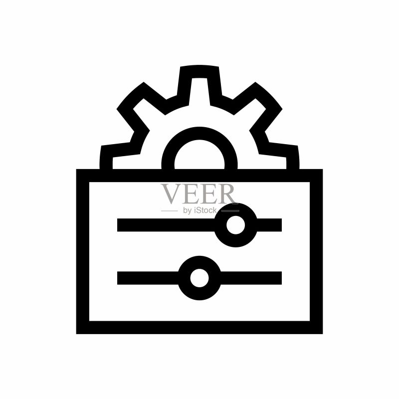 设置、自定义和选项齿轮图标图标素材