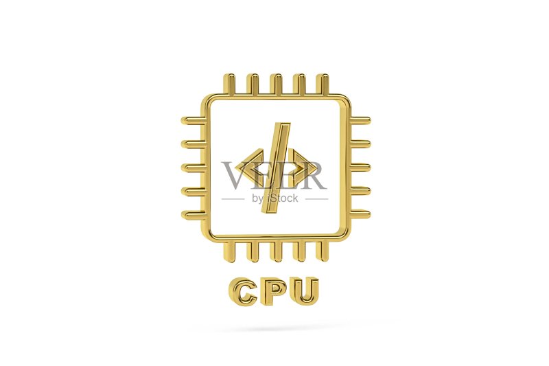 CPU图标图标素材