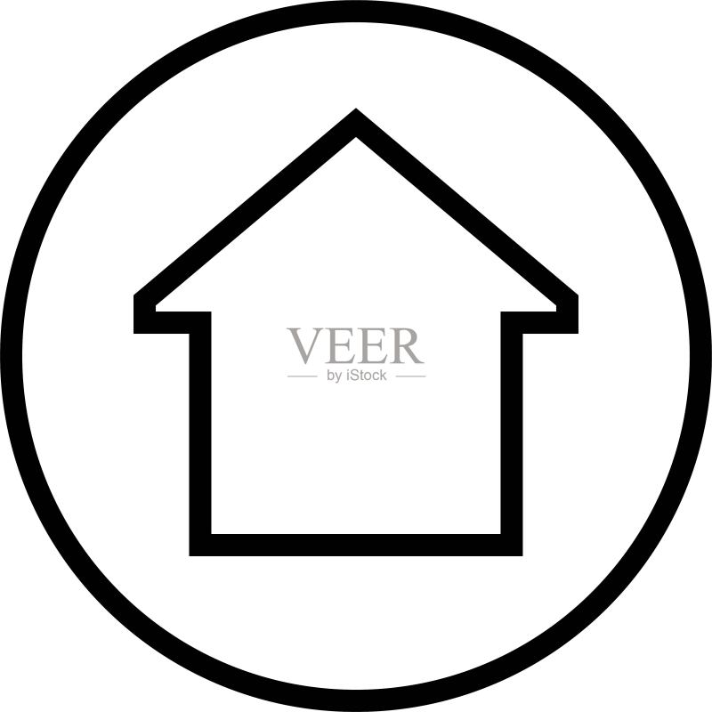 自制标签线形图标,矢量图图标素材
