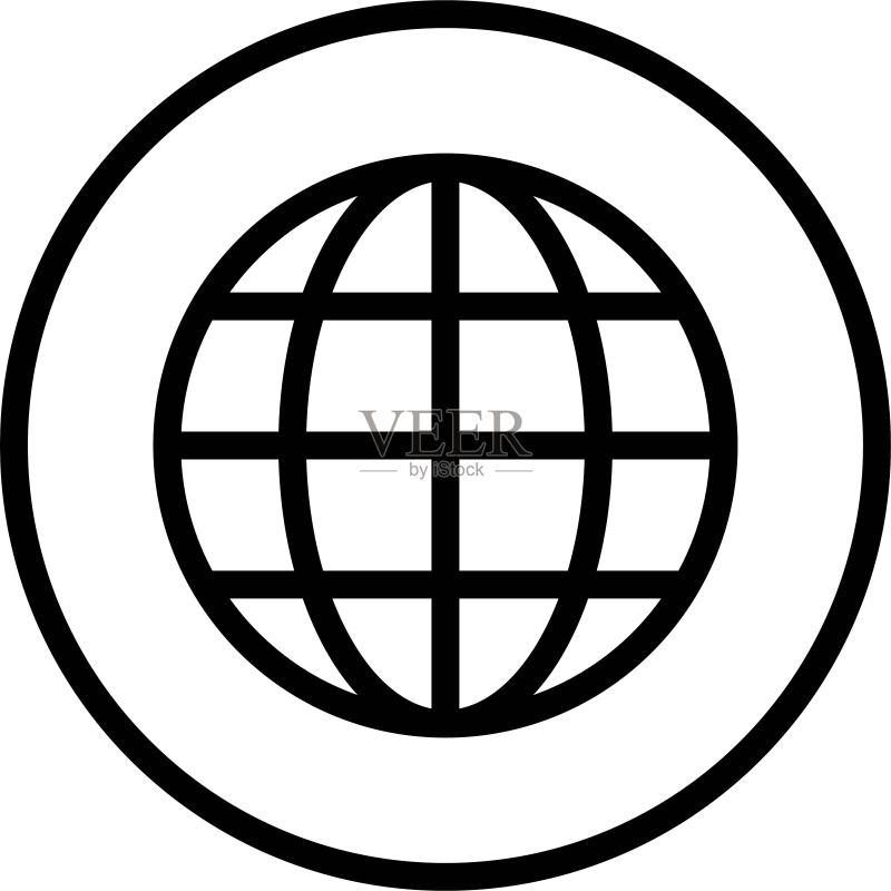环保标签线性图标矢量插画图标素材