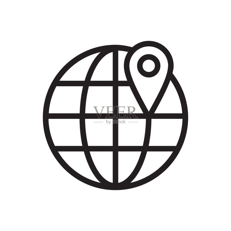 位置、图钉、地图图标矢量设计图标素材