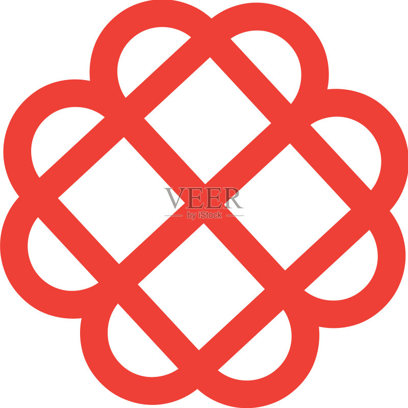花卉图案设计图标素材