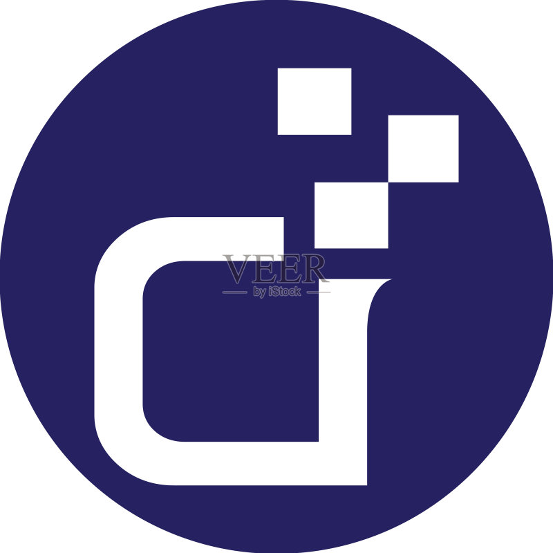 抽象字母Logo图标素材