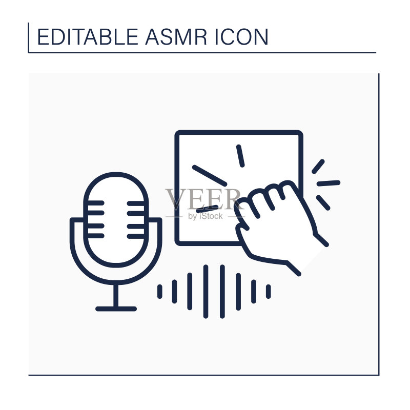 ASMR线性图标图标素材