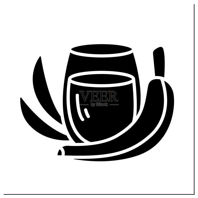 香蕉汁标志图标图标素材