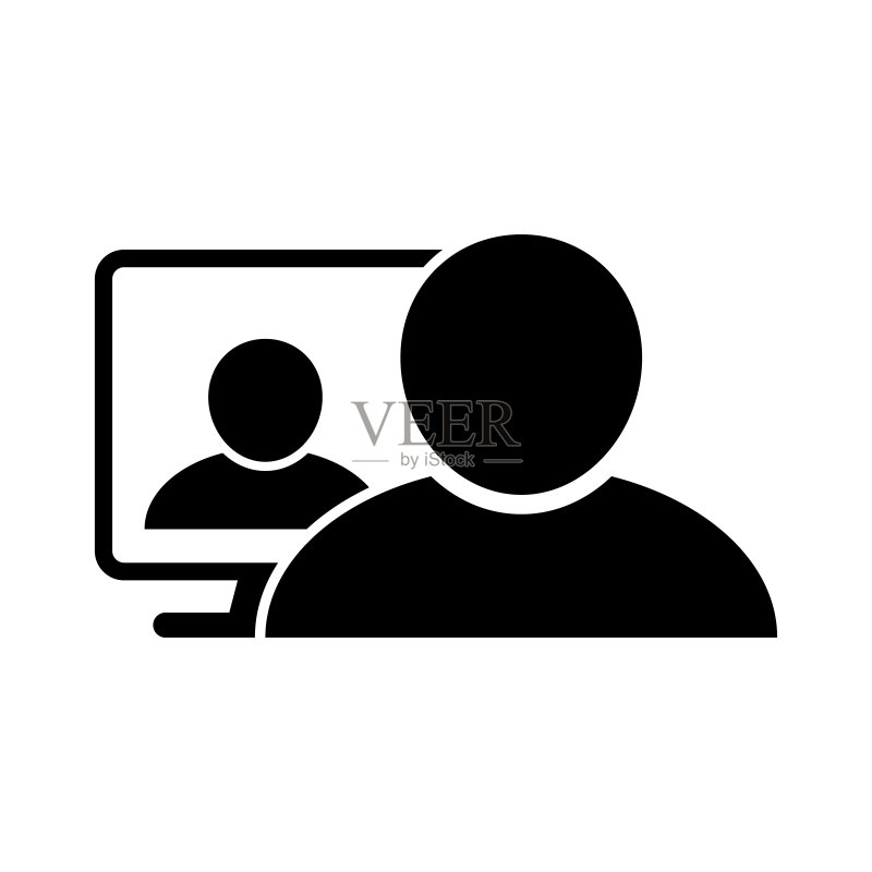 在线研讨会图标图标素材