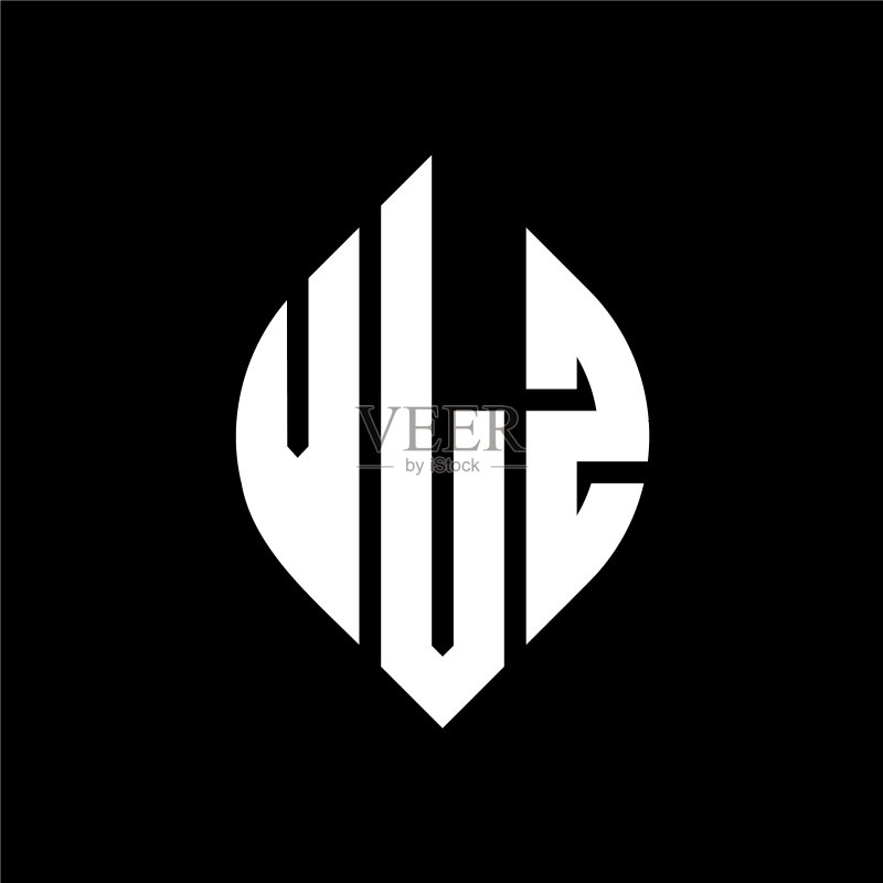 VLZ圆形字母Logo设计图标素材