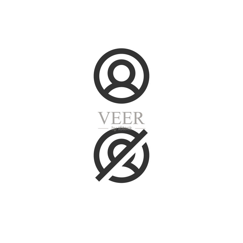 账户或用户图标禁止用户图标素材图标素材