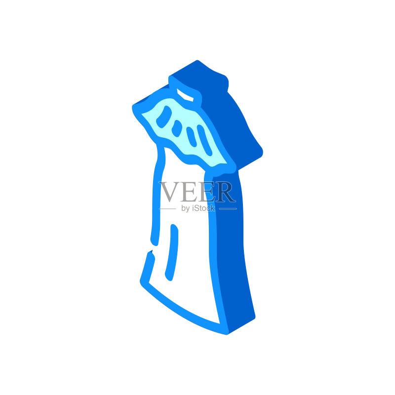 2.5D晚礼服图标素材